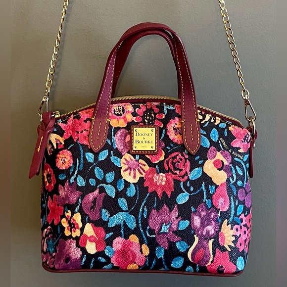 Dooney & Bourke Handbags - Dooney & Bourke Marabelle Ruby Floral Satchel